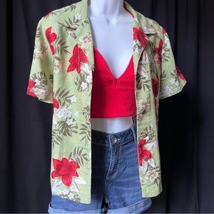 Joe Marlin 90s Vintage Women’s Hawaiian Button Down